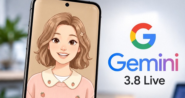آواتار Gemini 3.8 Live با قابلیت لب‌خوانی و واکنش‌های طبیعی معرفی شد